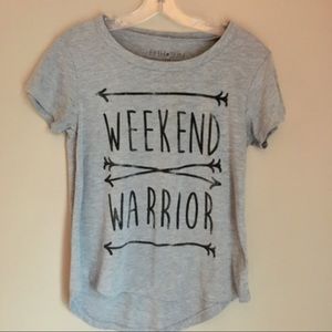 Weekend Warrior Graphic Tee by Fifth Sun x-small
